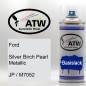 Preview: Ford, Silver Birch Pearl Metallic, JP / M7052: 400ml Sprühdose, von ATW Autoteile West.